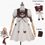 Anime Jibaku Shounen Hanako Kun Nene Yashiro Cosplay kost&uuml;&uuml;m T&auml;iskomplekt WC-ga seotud pealuu uhked peokleidid M