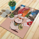 Fortune Cat p&otilde;randamatt Elutoa Vaibade sisustus K&ouml;&ouml;k Magamistoa Uksematt Jalapadi 40x60cm