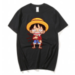 Jaapani anime ONE PIECE Luffy Manga Graafiline T-s&auml;rk Armas naljakas tr&uuml;kitud suves&auml;rk Mehed Naised Vabaaja puuvillased Suured T-s&auml;rgid T&auml;navar&otilde;ivad Topid XXXL