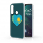 Kasahstani lipu&uuml;mbris Xiaomi Redmi Note 9s 9 8 8T 7 9C Mi Poco X3 NFC 11 9A 9T 10T Pro 7A l&auml;bipaistva matt TPU kate jaoks Mi 10t Pro