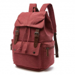 vintage Canvas s&uuml;learvuti seljakott meestele Naiste koolis Mochila Feminina mood vargusvastane naiste reisiseljakotid kooli seljakotid 21 inch punane