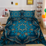 3D India teemaline voodipesukomplekt Paisley lilleline tekikate Padjap&uuml;&uuml;r 2/3 USA/UK/EL/AU t&auml;issuuruses pehme kiiresti kuivav dekoratiivne tekikate Baby 100x135cm
