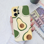 Lille&uuml;mbrised Xiaomi Redmi Note'ile 12 11 10 9 8 7 Pro Max tagakaas Armas avokaado pehme silikoonist kaamera kaitsetelefoni fondid Redmi Coques'idele Redmi Note 9S must