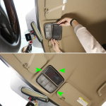 Pehme s&uuml;sinikkiust auto katuse valgusti raami katte trimm Honda CRV 2007 2008 2009 2010 jaoks