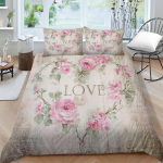 3D klassikaline luksuslik voodipesu t&auml;issuuruses vintage lilledega voodikatte komplekt Mikrokiudkangast lukuga pestav pehme kodukaunistus DE 135x200cm gray