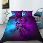 3D Dream Catcher mustriga kodu voodipesu komplekt tekikate padjap&uuml;&uuml;r Magamistoa eriti suur t&auml;issuuruses voodipesu Kodukaunistus Baby 100x135cm