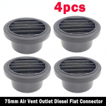 4 tk 75 mm autoparklasoojendi &otilde;hutustoru v&auml;ljalaskeava diislik&uuml;tuse lame pistik soe Webasto Eberspaecheri autotarvikute jaoks