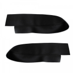 1 pair Front / Rear Door Handle Panels Armrest Microfiber Leather Covers Trim For Honda CRV 2007 2008 2009 2010 2011 Black