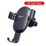 Essager Gravity Car Phone Holder For Mobile Cell Phone Support in Car For iPhone 13 12 Xiaomi Huawei Samsung Oneplus Stand Air Vent Type gray