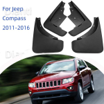 Jeep Compass 2011 2012 2013 2014 2015 2016 jaoks Auto Poritiib Pritsmevastane Mustusevastane Esimene Tagumine Poritiib black