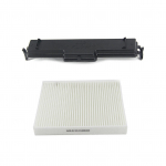 Salongi &otilde;hufiltri komplekti, kliimaseadme filtri ja juurdep&auml;&auml;suukse komplekti vahetus Dodge Ram 1500 jaoks valge