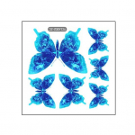 Erksad helendavad liblikakleebised Veekindlad vastupidavad seinakleebised Kodukaunistused Butterfly