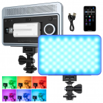 VILTROX Sprite 15C RGB t&auml;itevalgusti fotograafia LED-videovalgusti kaamerasisene valguspaneel 15W 2800K-6800K 2800K-6800K