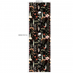 Tume lilleline Magamistoa Elutoa Taustaseina Eemaldatav Isekleepuv tapeet (45cm*300cm) RW301