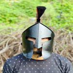 Must Sparta kiiver Suur kuningas Leonidas spartan 300 filmikiiver Keskaegne kiiver Tugevast terasest sisemise nahkvoodriga parim kingitus