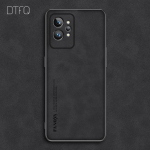 Realme GT 2 Pro nahast mustriga tagakaane Coque Funda jaoks m&otilde;eldud realme GT Neo 3 GT2 luksuslik nahk&uuml;mbris realme GT Neo2 jaoks realme GT2 Pro must