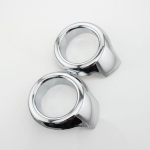 My Good Car ABS Chrome Car Head Fog Lamp Cover Lights Trim Sticker for Ford Ecosport 2013 2014 2015 2016 2017 car fog lamp circle white