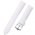 8 10 12 14 15 16 17 18 19 20mm ehtsast nahast k&auml;ekellarihm Kellarihm K&auml;ekellad Rihm Naiste punane Valge Must 18mm valge