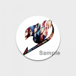 58MM armsad haldjasaba emailn&otilde;elad Cosplay m&auml;rk multifilm Natsu Lucy pross Anime Pin Collection seljakotid riided m&uuml;ts kaunistus kingitused