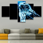 Seinakunst l&otilde;uendimaal 5 t&uuml;kki Animal Eagle v&otilde;i Magamistoa plakatid Raam Kodu Kaasaegne elutoa kaunistamine Modulaarsed pildid Ilma raamita 20x35cm*2 20x45cm*2 20x55cm*1