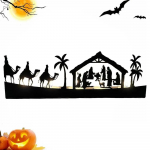 J&otilde;uluk&uuml;&uuml;nal j&otilde;uluk&uuml;&uuml;nlahoidja siluett J&otilde;ulude advendikaunistused lauaplaat &Otilde;rn j&otilde;uluteek&uuml;&uuml;nal style 6