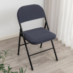 1/2/4/6 tk Majapidamises kasutatav kokkupandav s&ouml;&ouml;gitooli kate seljatoe tooli kate Kontoriarvuti tolmukindel elastne tooli kate 6 PCS