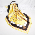 Kvaliteetsed luksuslikud siidist sallid peapael Sallid kaelasall naistele kett siidist sall naiste dekoratiivne sall 90*90cm