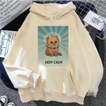 Subnautica kapuutsid naiste esteetiline talv vintage graafilised riided naiste graafiline pullover unisex L