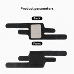 Reguleeritavad turmaliiniga magnetilised isesoojenevad p&otilde;lvekaitsmed koos turmaliinitoodetega P&otilde;lve toetavad p&otilde;lvekaitsmed Ceinture Massager must