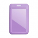 ID-kaardi hoidja slaidi kate l&auml;bipaistev aken rippumisauk kaitsetunnistuse hoidja kirjatarbed &uuml;li&otilde;pilased meditsiini&otilde;ed kontorit&ouml;&ouml;tajad nimekaardi kaitsja lilla