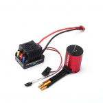 GoolRC 3650 harjadeta mootor 3100KV ja 60A harjadeta ESC elektriline kiiruse regulaator 1/10 RC autole 3100KV mitmev&auml;rviline