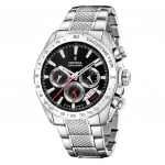 Festina Chrono Sport Roostevabast terasest Must sihver Kvarts F20668-4 100M Meeste k&auml;ekell must