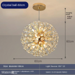 Magamistoa valgustid Netflix Light Luxury Crystal Chandelier V&otilde;ilillel&uuml;hter Diameter-12 headlight