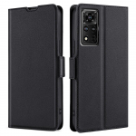 Rahakoti&uuml;mbris Nokia 6.2 7.2 G21 G11 C21 C31 Oneplus 6T 7T Nord CE 2 Moto G30 G10 G20 Sony Xperia Flip Case kaardi PU nahkkattega kaitseraud Meizu 16XS must