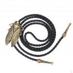 Rodeo Dance Ties Western Cowboy Tie Cicada Shape for men