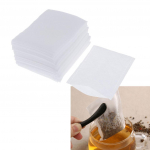 100x t&uuml;hjad teefiltri kotid lahtised &uuml;rtide &uuml;hekordsed infusioonid, valge, 5x6 cm