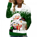 GMXIA naiste vabaaja pikkade varrukatega kapuutsiga pusad ja j&otilde;uluvana lumememme topeltt&otilde;mmatavad trossidega dressipluusid S