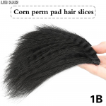 MISSQUEEN s&uuml;nteetiline maisi vurr tekstuuriga parukaklamber kolju &uuml;laosas naistele Cosplay kasutamiseks 20cm