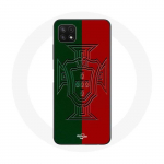 Samsung Galaxy A22 5G &uuml;mbris portugal roheline ja punane logo
