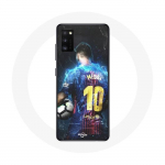 Coque Samsung Galaxy A41 Lionel Messi Club de football de Barcelone FCB