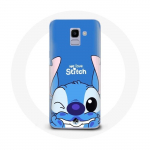 &Uuml;mbris Samsung Galaxy A8 2018 Stitch armas sinise taustaga