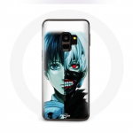 &Uuml;mbris Samsung Galaxy S9 pluss Tokyo Ghoul Half Face jaoks