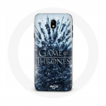 &Uuml;mbris Samsung Galaxy S5 Game of Thrones'i hooaja 8. jao 1. Troonide m&auml;ngu tegelaste logo Hall