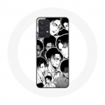 Coque pour Samsung Galaxy A13 4G / A13 4G Lite Attaque des Titans Manga Levi Ackerman