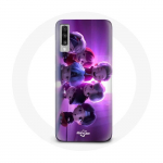 Coque pour Samsung Galaxy A50 BTS TinyTAN Animation Affiche RM Jin Suga J-Hope Jimin V Et Jungkook Mic Drop