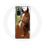 Coque pour Xiaomi Redmi Note 10 Pro Quarter Horse Marron Race de cheval