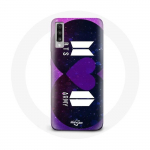 Coque pour Samsung Galaxy A50 Bangtan Sonyeondan Logo BTS Et Logo ARMY I Purple You