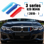 3tk Auto 3D M Styling esiv&otilde;re trimmi kaitseraua katte ribad kleebised kate BMW 3 seeria E36 E46 E90 F30 F34 G20 M340i jaoks G20(19-21) M340i