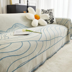 Kriimustusvastane diivanikatte riie Lihtne k&otilde;rgekvaliteediline k&otilde;ikeh&otilde;lmav universaalne kattetekk Four Seasons universaalne libisemiskindel diivani katter&auml;tik 180*180cm