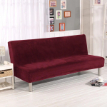 Velvet Plush k&auml;eta diivanvoodi kate Kokkupandav istme kate Moodne veniv diivanvoodikate Elastne diivanikaitse Home Hotel D Size 185-210 cm